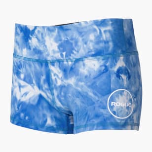 Rogue Booty Shorts Women s Urban Blue Camo Rogue Fitness
